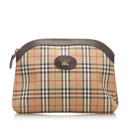 Burberry Haymarket Clutch Bag - Rovelle Bags