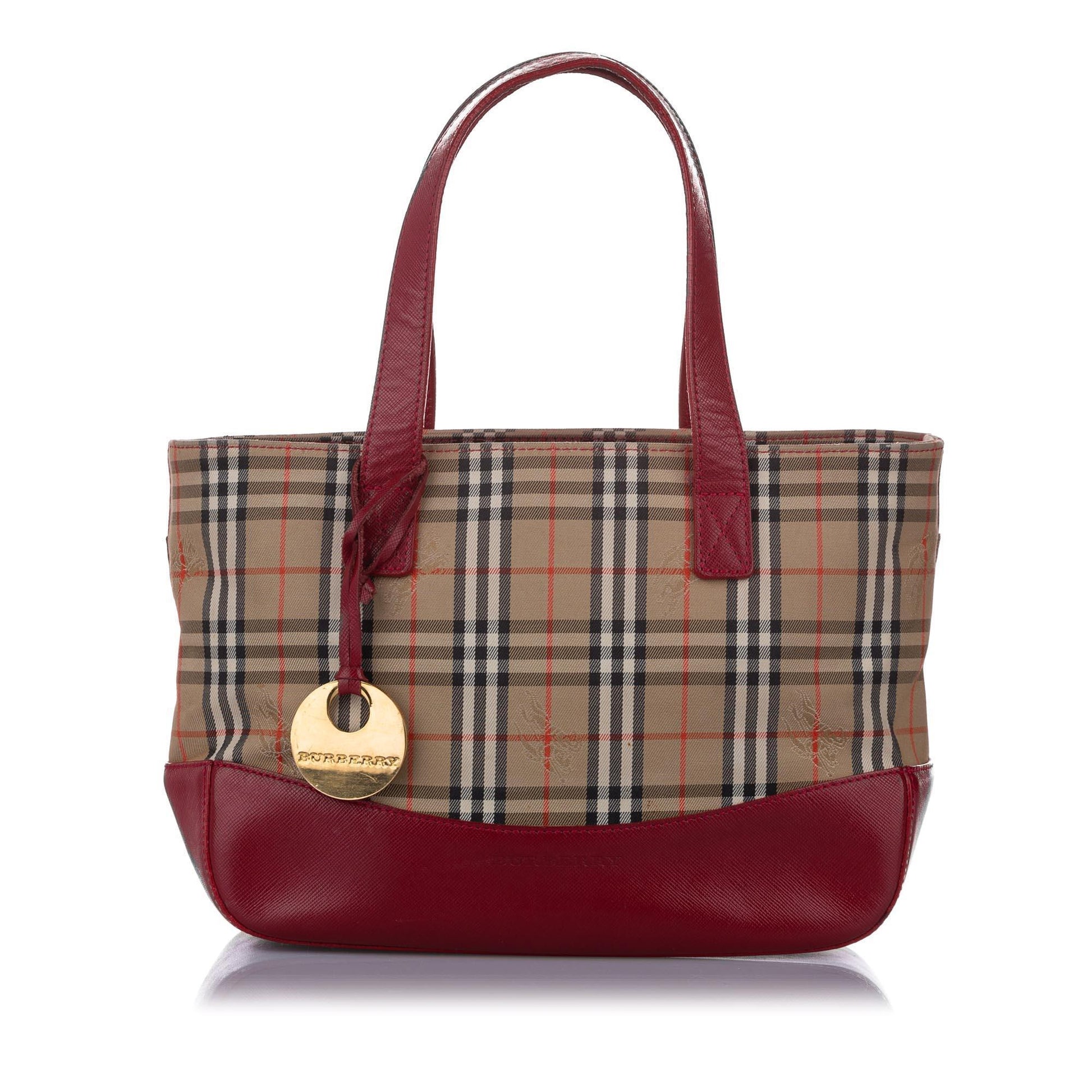 Burberry Haymarket Tote Bag - Rovelle Bags