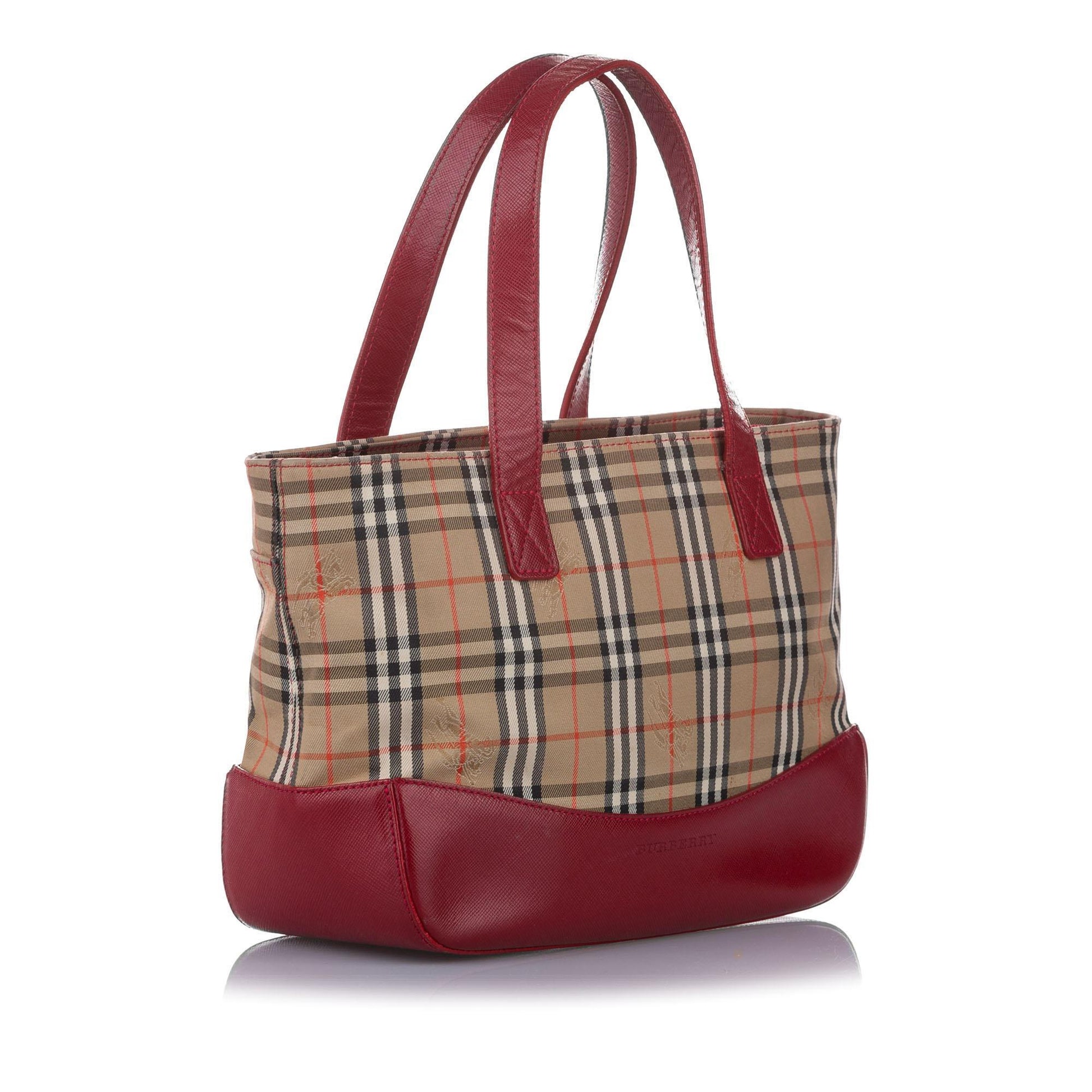Burberry Haymarket Tote Bag - Rovelle Bags