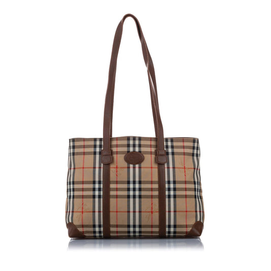Burberry Check Tote - Rovelle Bags