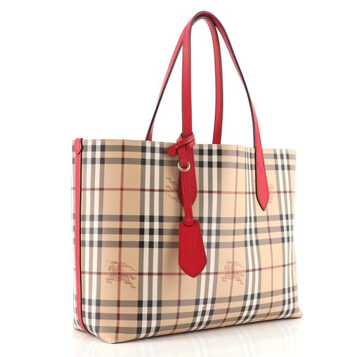 Burberry Haymarket Medium Shoulder Bag - Rovelle Bags
