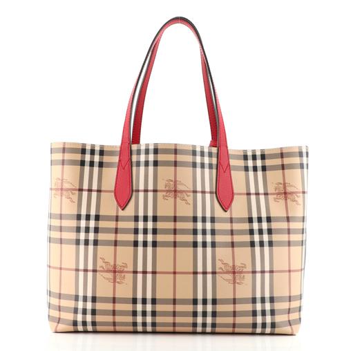 Burberry Haymarket Medium Shoulder Bag - Rovelle Bags