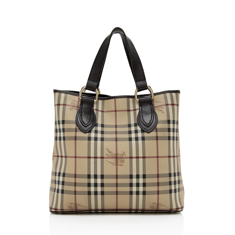 Burberry Check Tote - Rovelle Bags