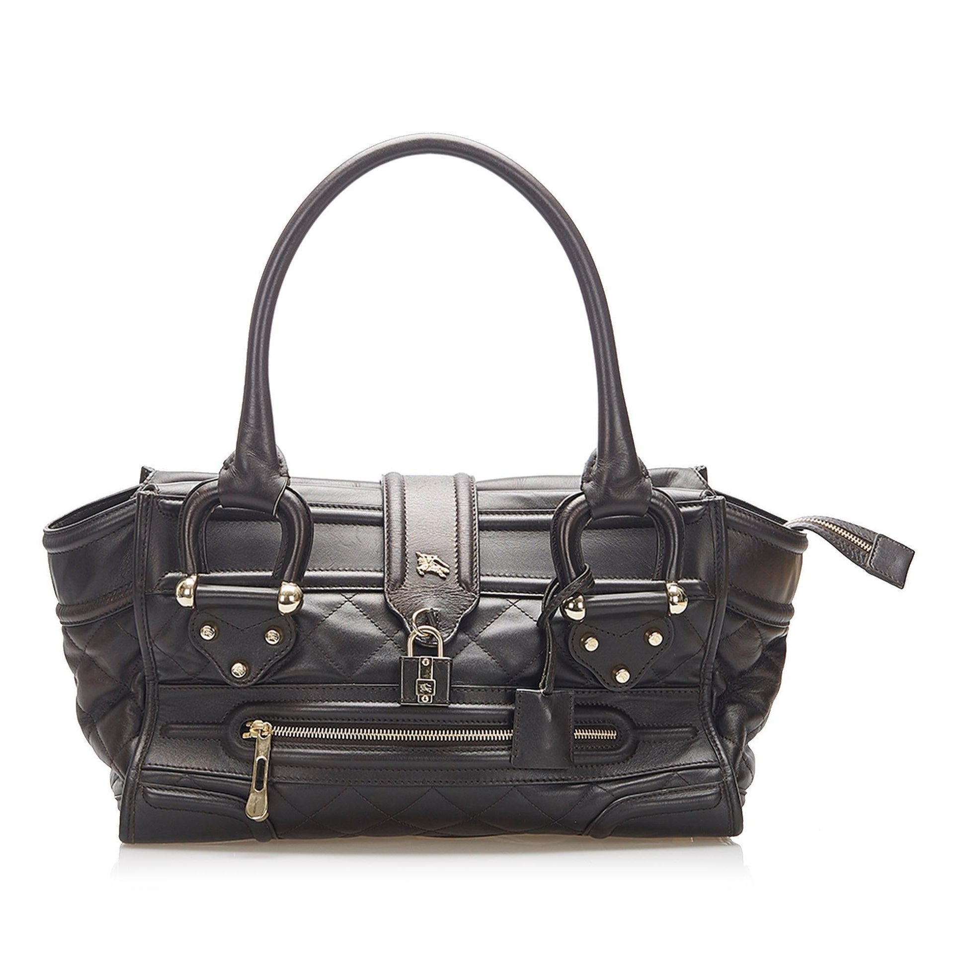 Burberry Check Handbag - Rovelle Bags