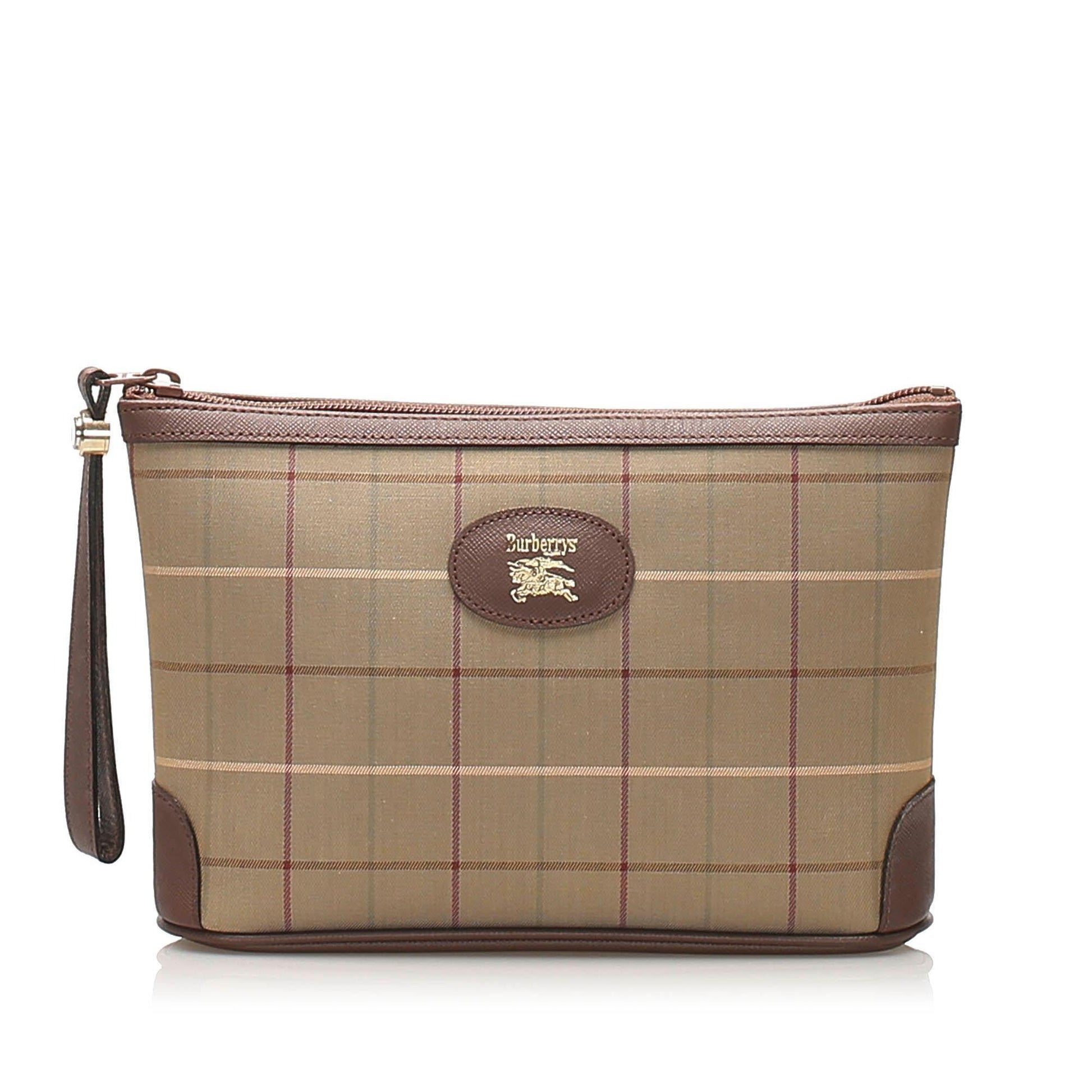 Burberry Check Clutch - Rovelle Bags