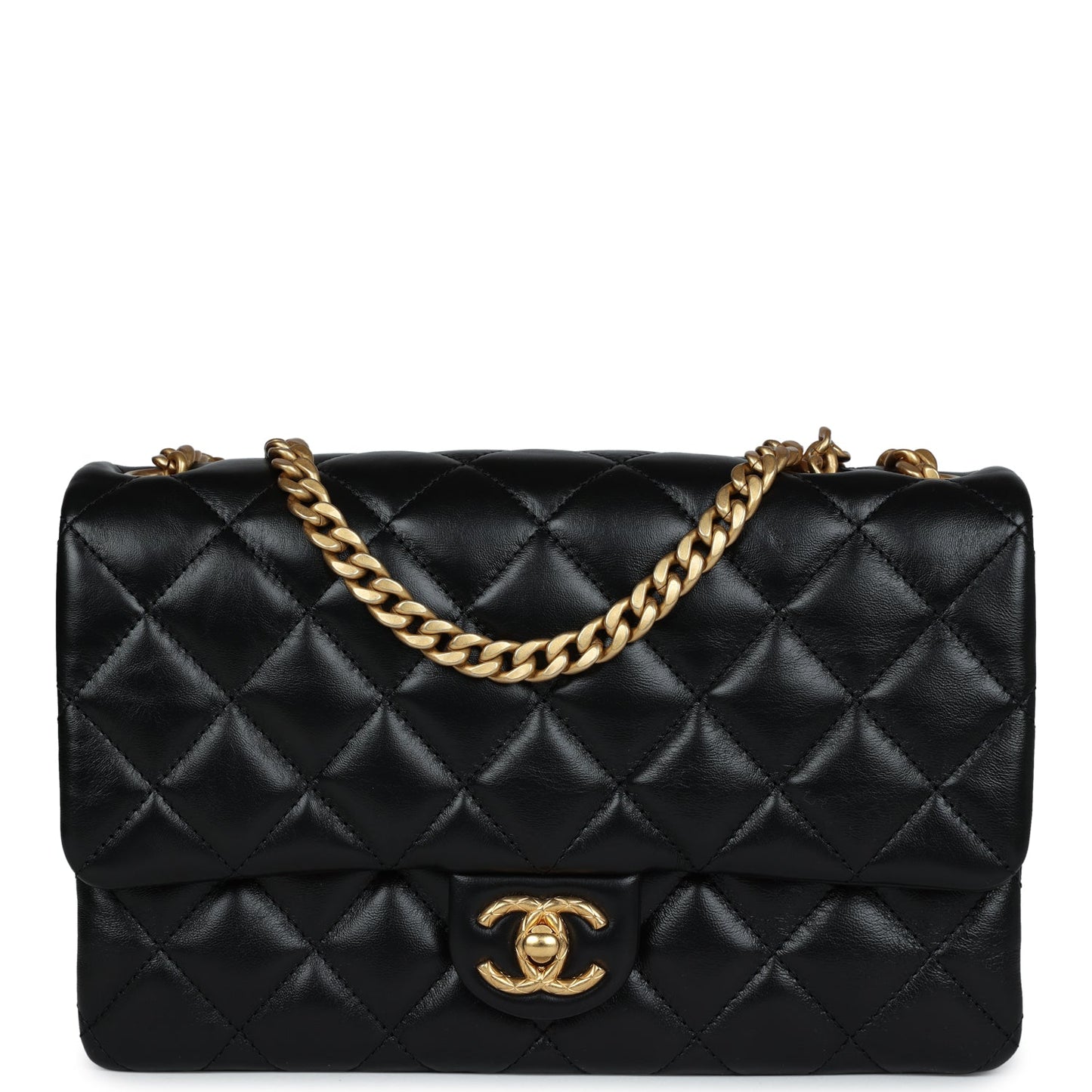 Chanel Crush Flap Black Flap Bag - Rovelle Bags
