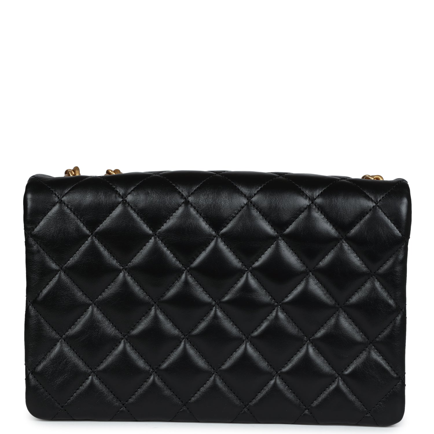 Chanel Crush Flap Black Flap Bag - Rovelle Bags