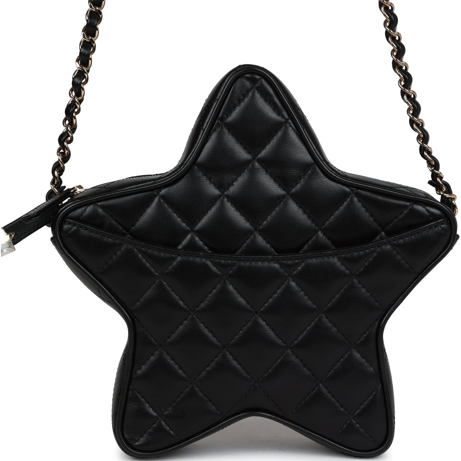 Chanel Star Black Lambskin Handbag - Rovelle Bags