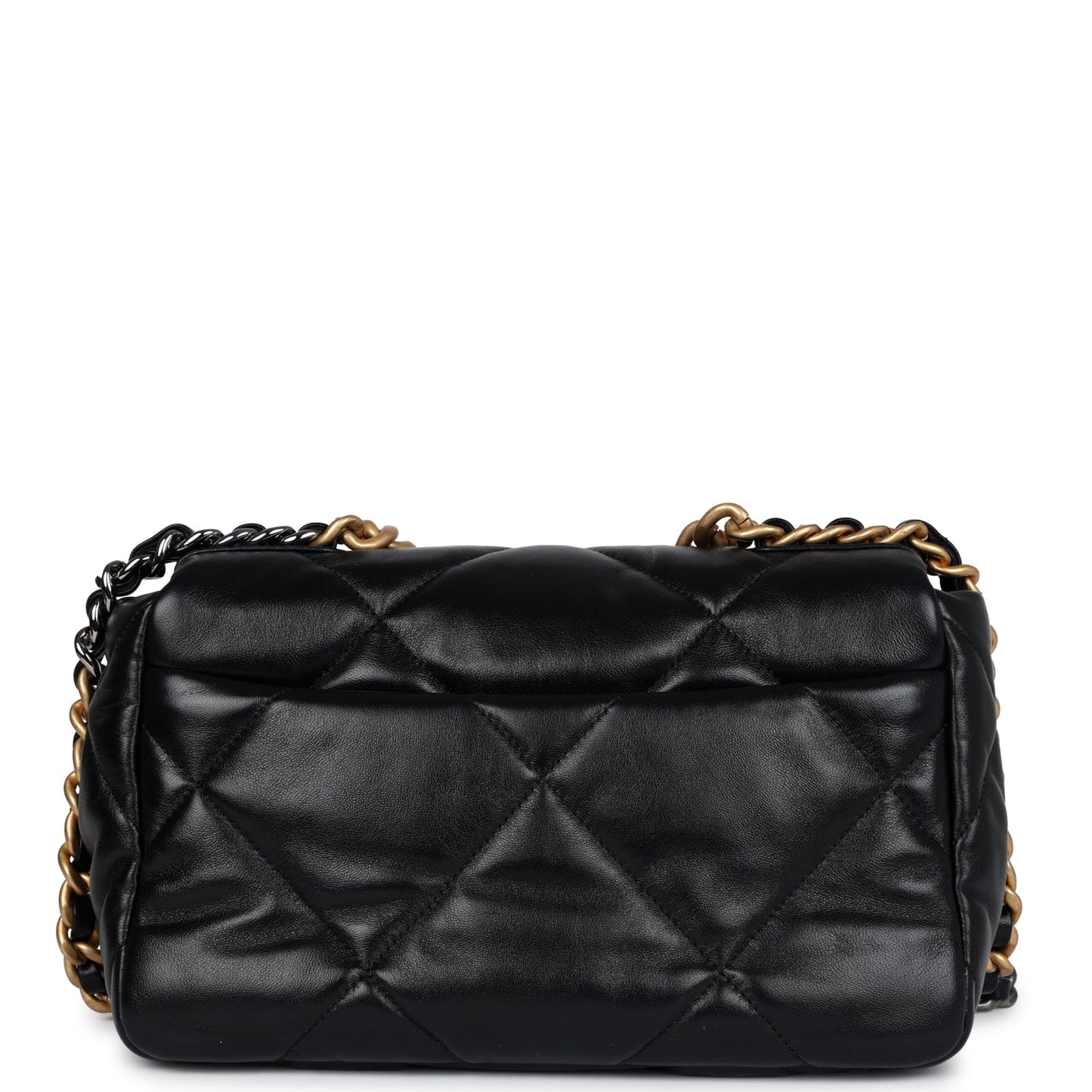 Chanel Medium 19 Flap Bag Black Lambskin Mixed Hardware