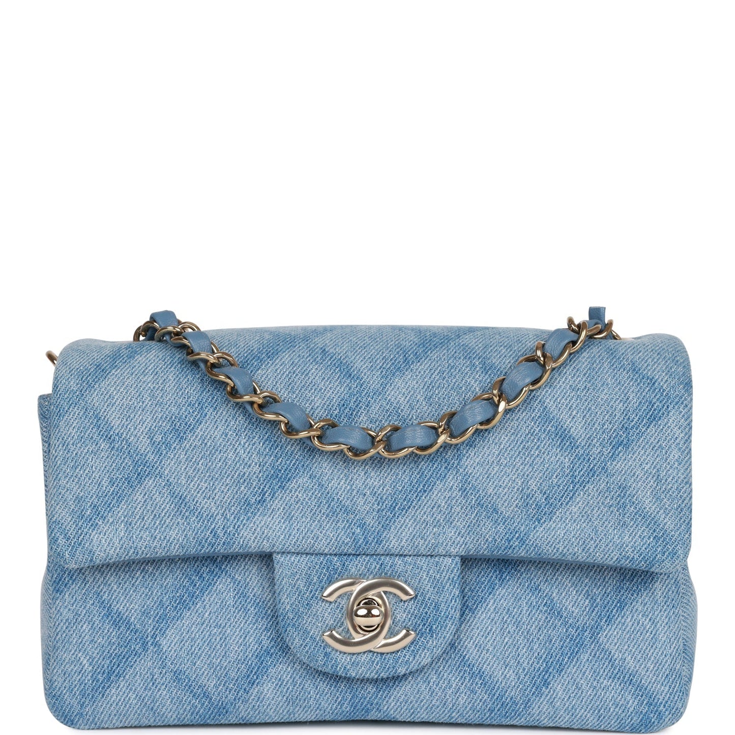 Chanel Mini Flap Quilted Gold Shoulder Bag Quilted
