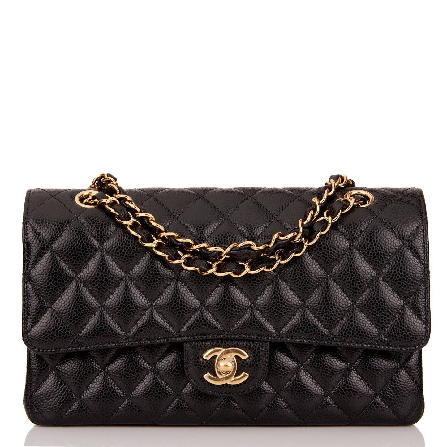 Chanel Pst Caviar Black Tote Bag Style 19