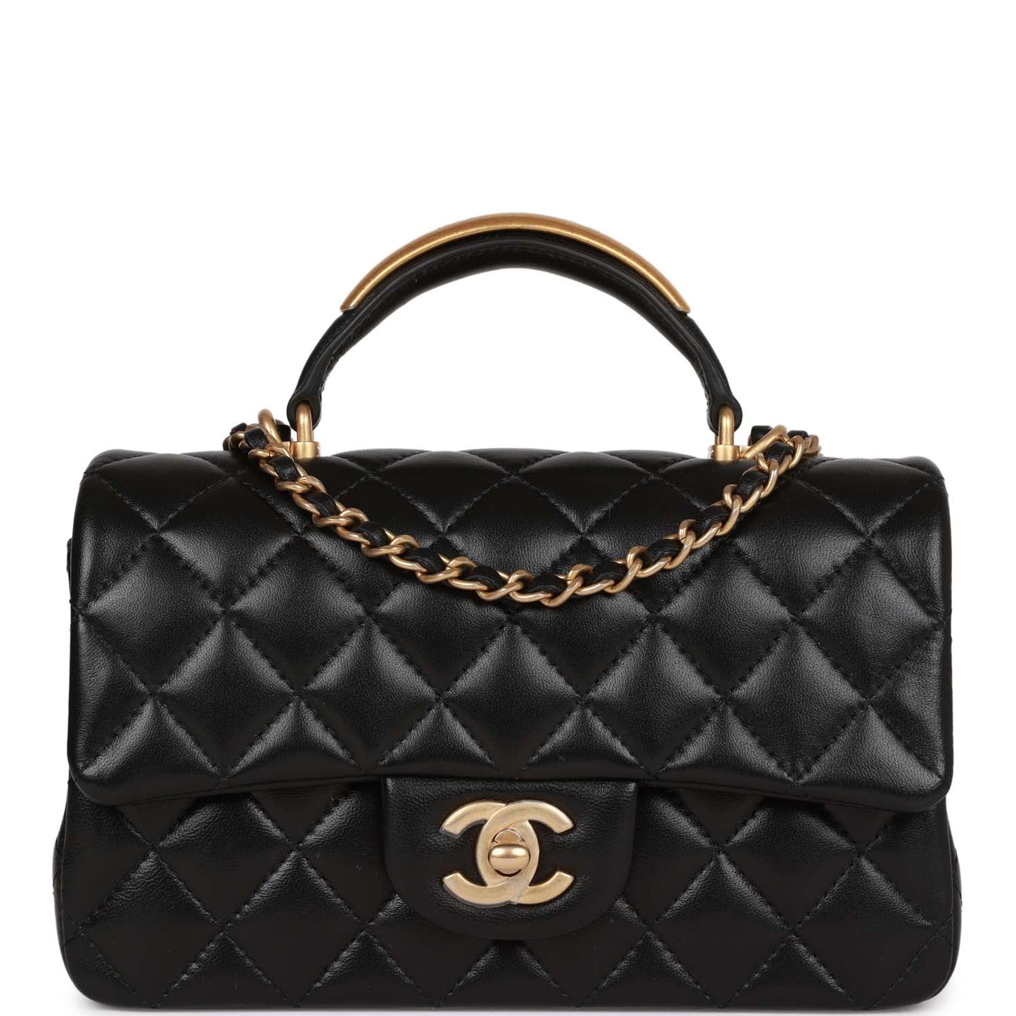 Chanel Lambskin Black Shoulder Bag Style 2