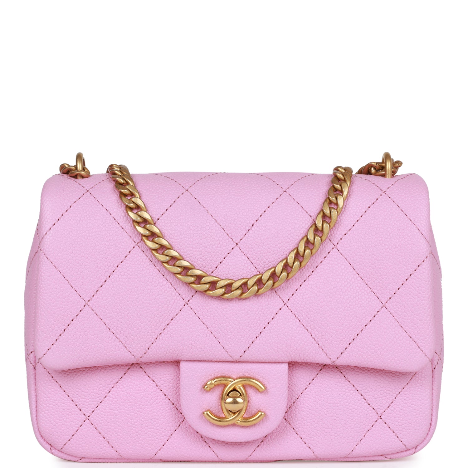 Chanel Sweetheart Mini Square Flap Flap Bag - Rovelle Bags