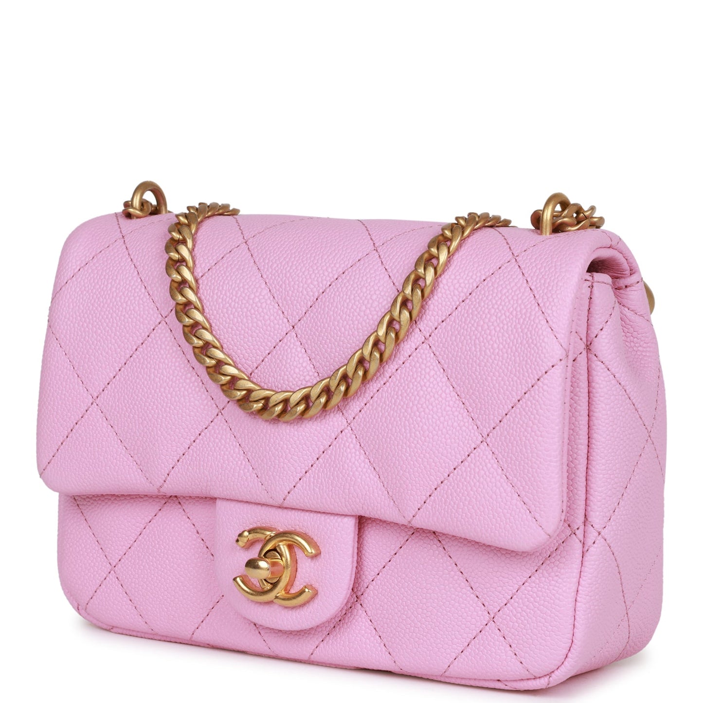 Chanel Sweetheart Mini Square Flap Flap Bag - Rovelle Bags