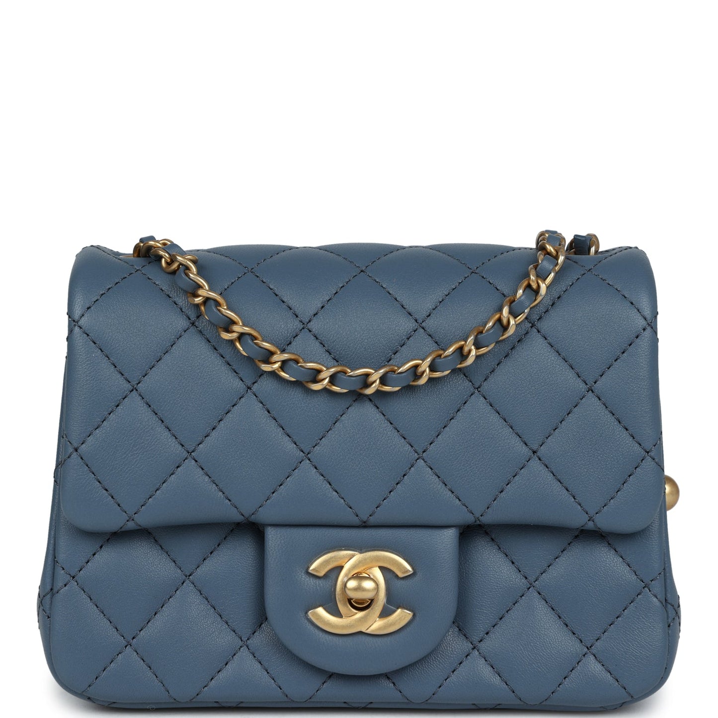 Chanel Pearl Crush Square Flap Bag - Rovelle Bags