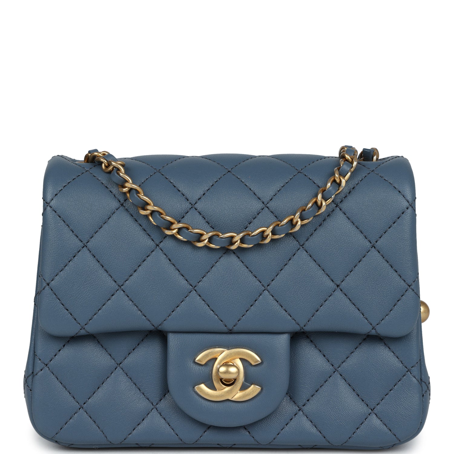 Chanel Pearl Crush Square Flap Bag - Rovelle Bags