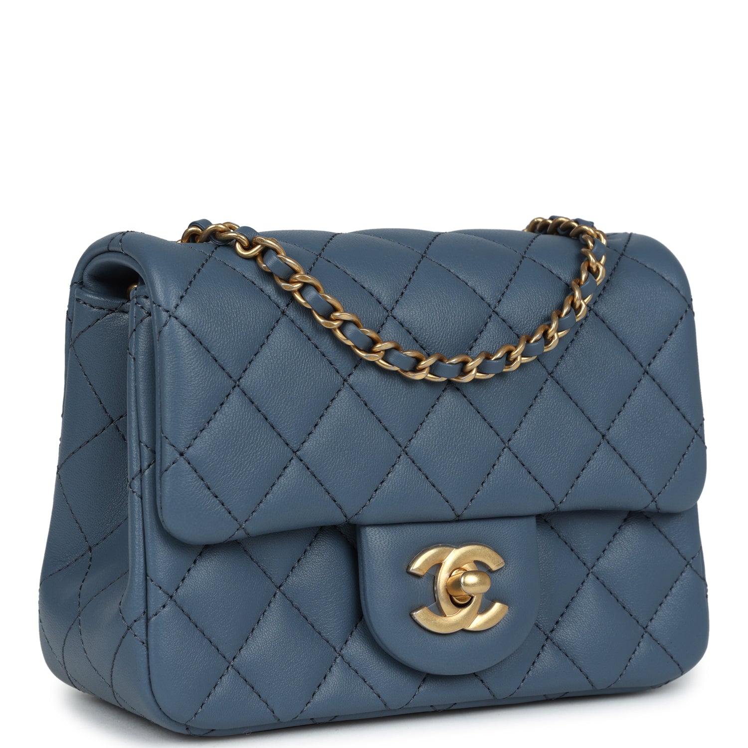 Chanel Pearl Crush Square Flap Bag - Rovelle Bags