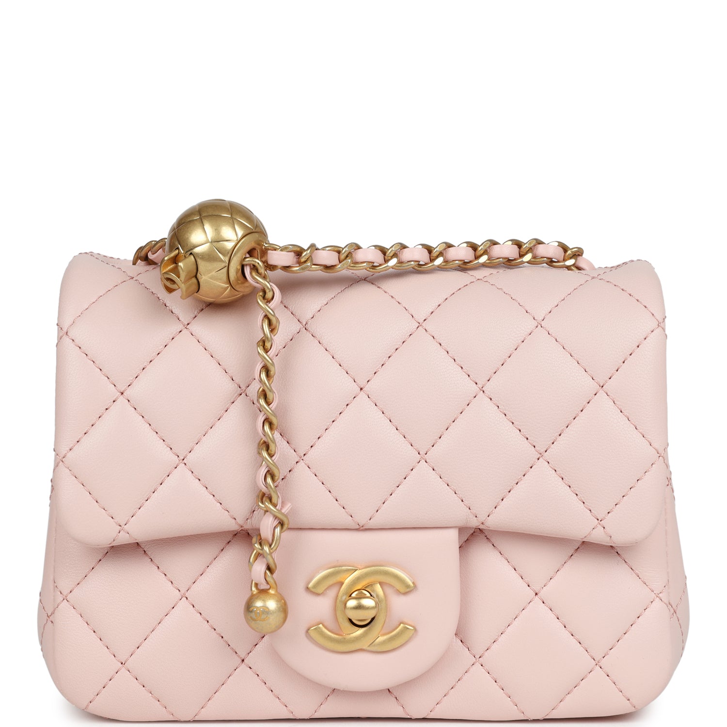 Chanel Pearl Crush Square Flap Bag - Rovelle Bags