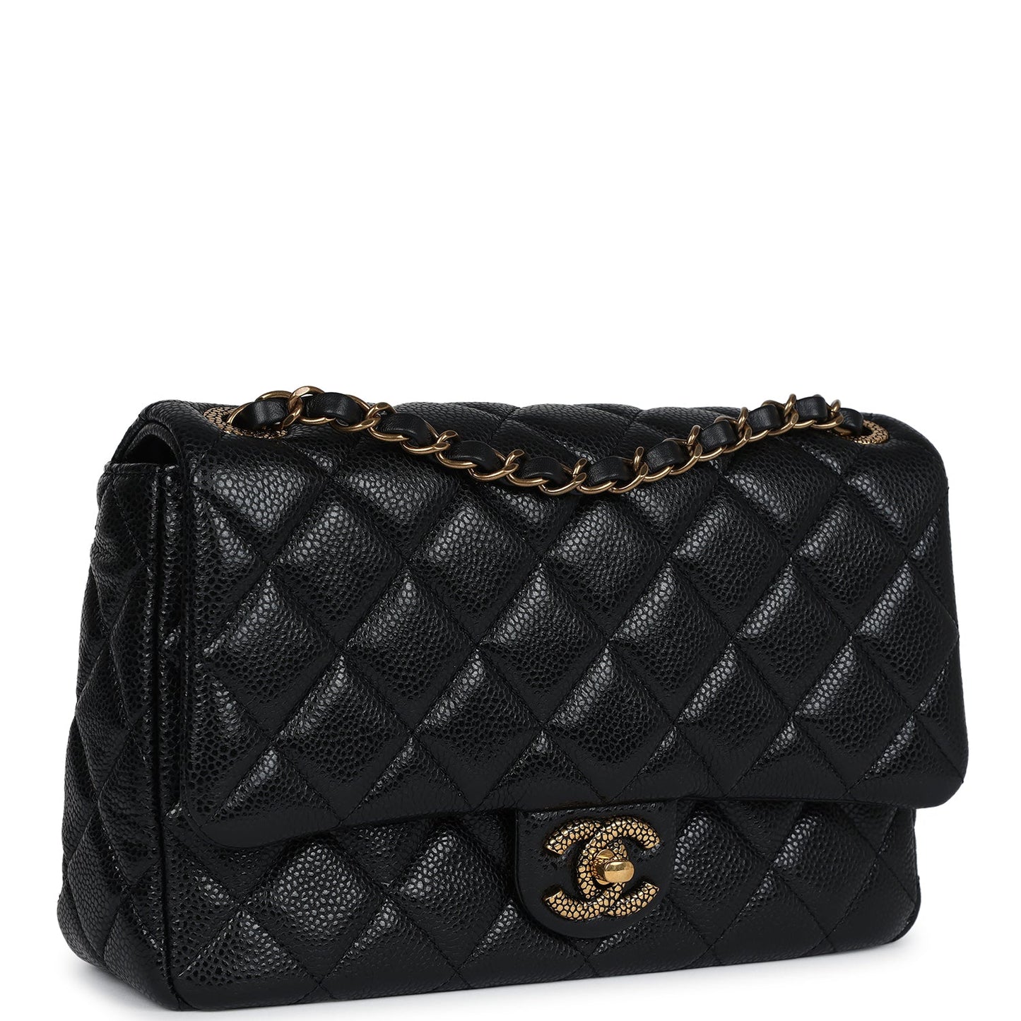 Chanel Flap Black Caviar Flap Bag - Rovelle Bags