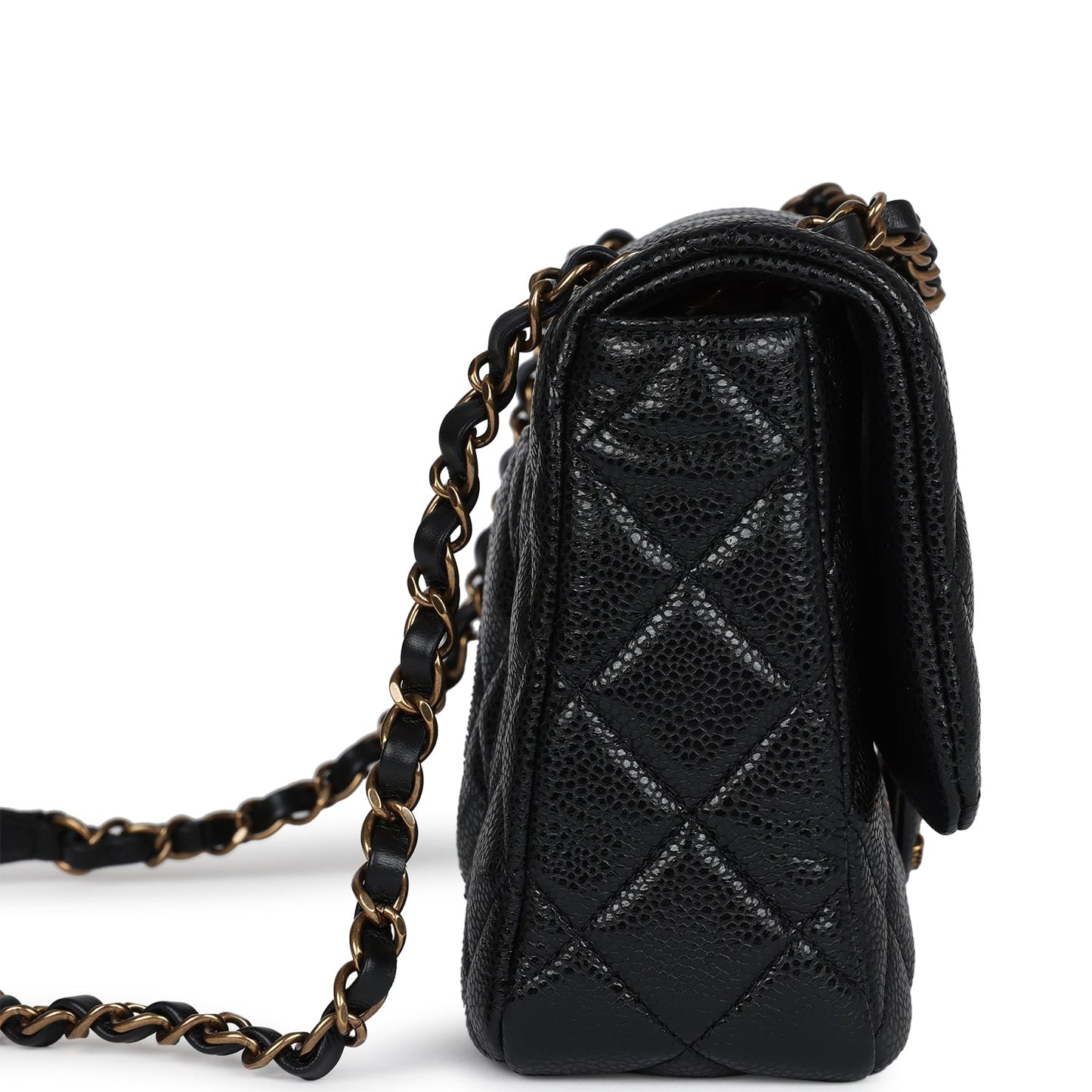 Chanel Flap Black Caviar Flap Bag - Rovelle Bags