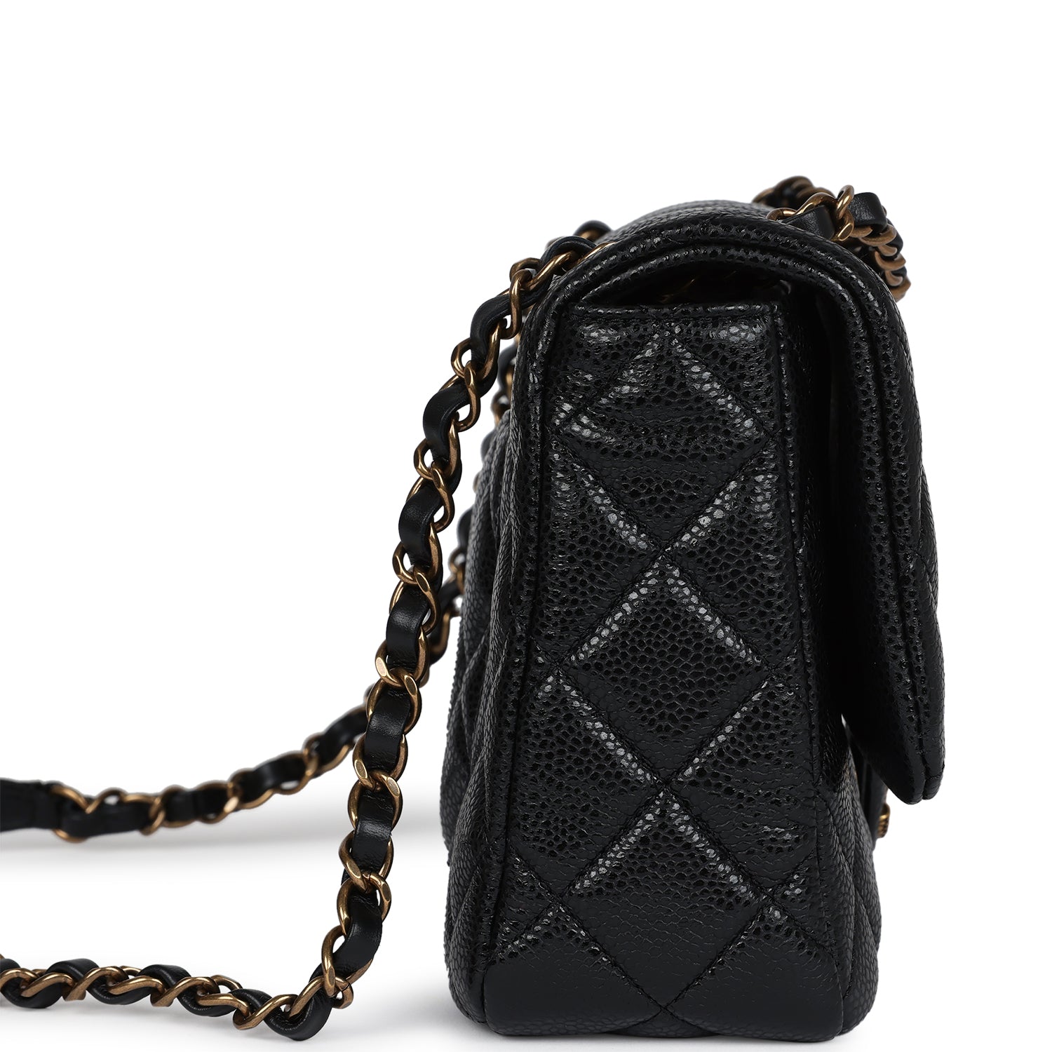 Chanel Flap Black Caviar Flap Bag - Rovelle Bags