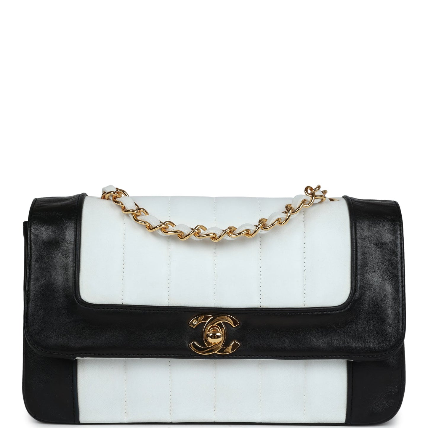 Chanel Mademoiselle Flap White Crossbody Bag - Rovelle Bags