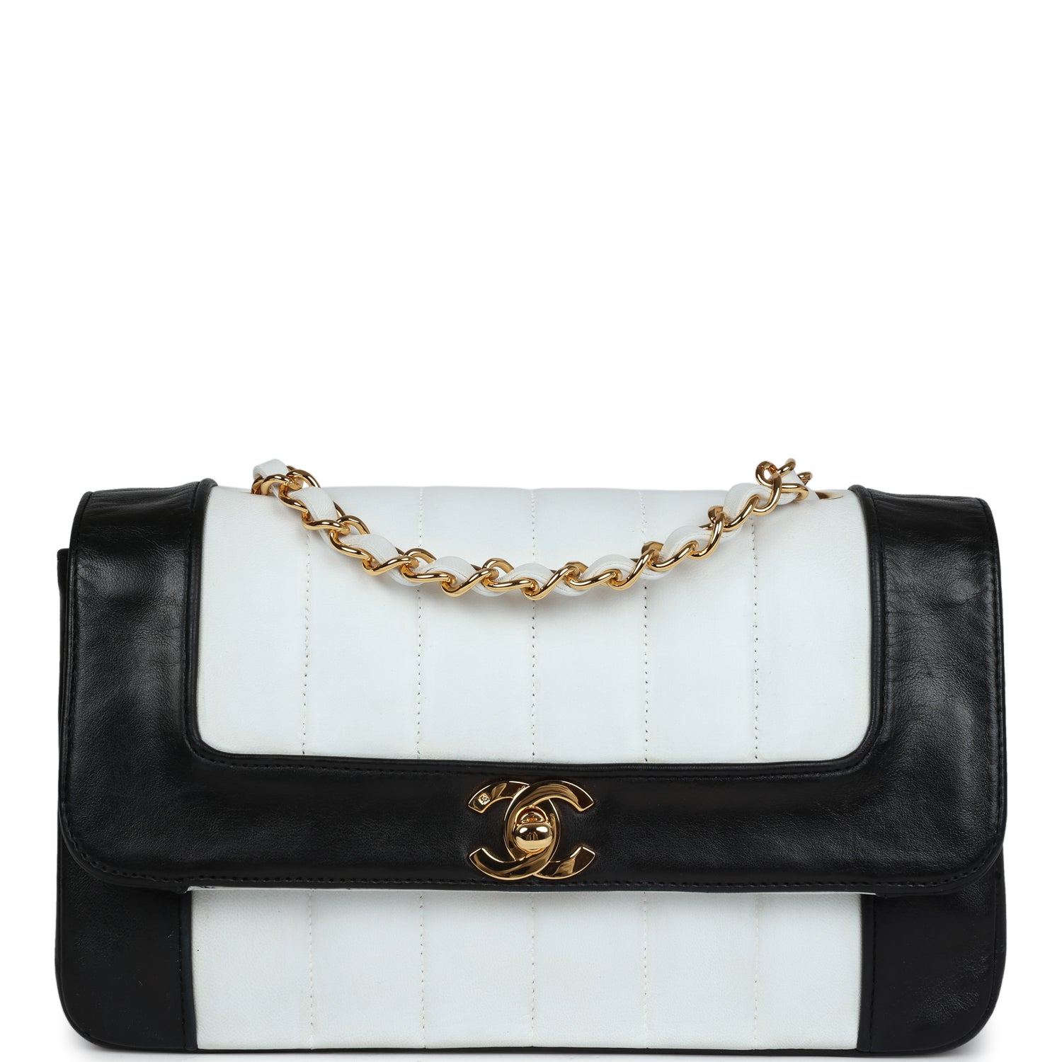 Chanel Mademoiselle Flap White Crossbody Bag - Rovelle Bags