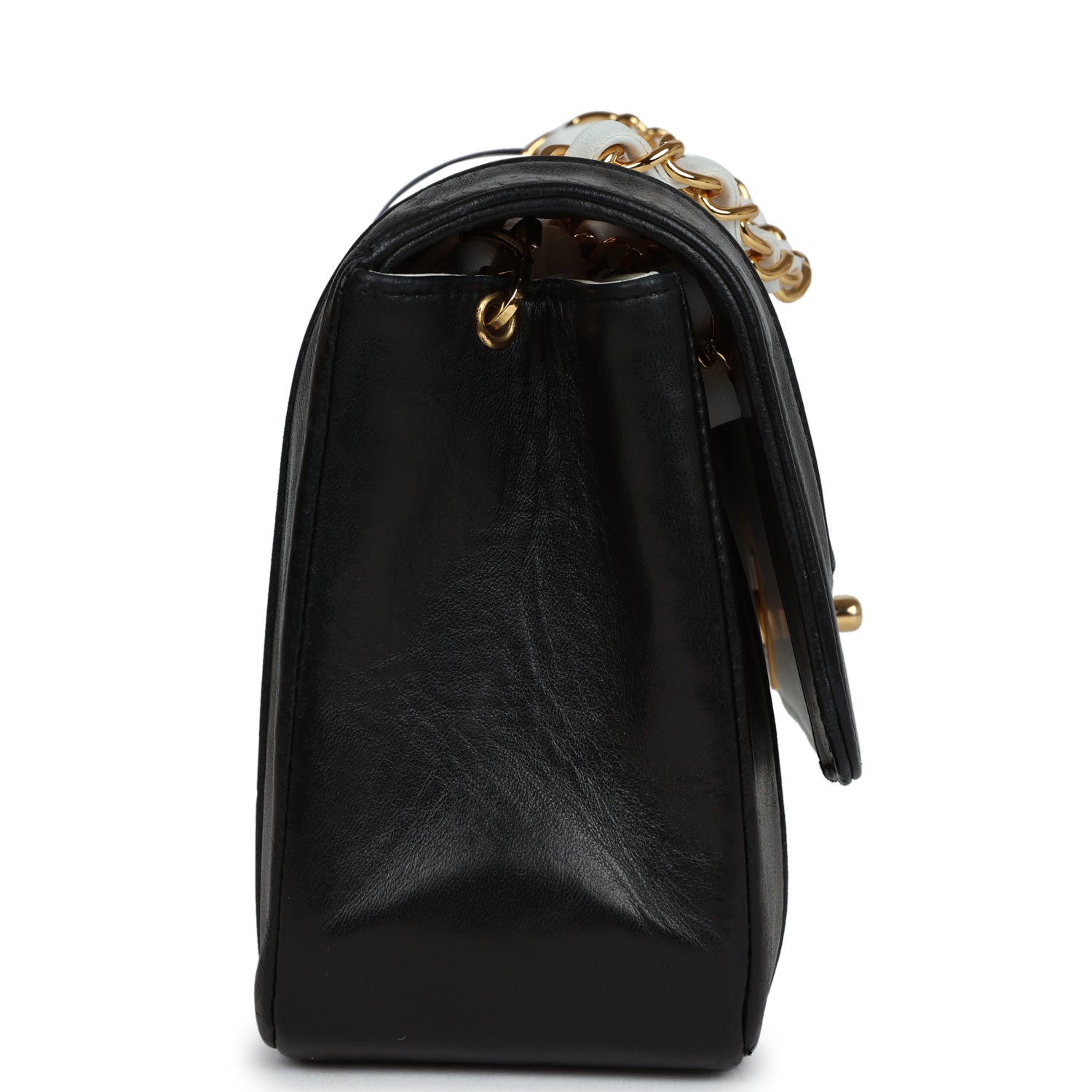 Chanel Mademoiselle Flap White Crossbody Bag - Rovelle Bags