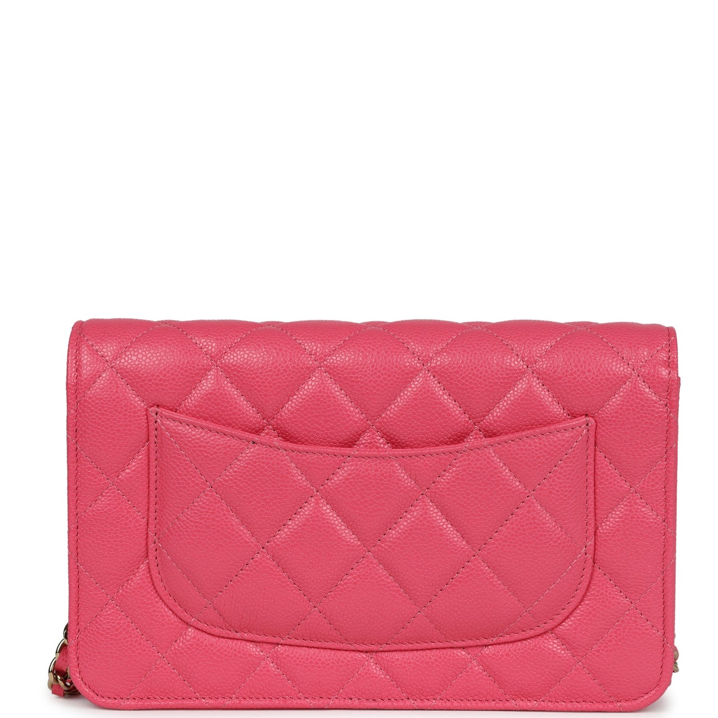 Chanel Wallet on Chain WOC Pink Caviar Gold Metal Hardware
