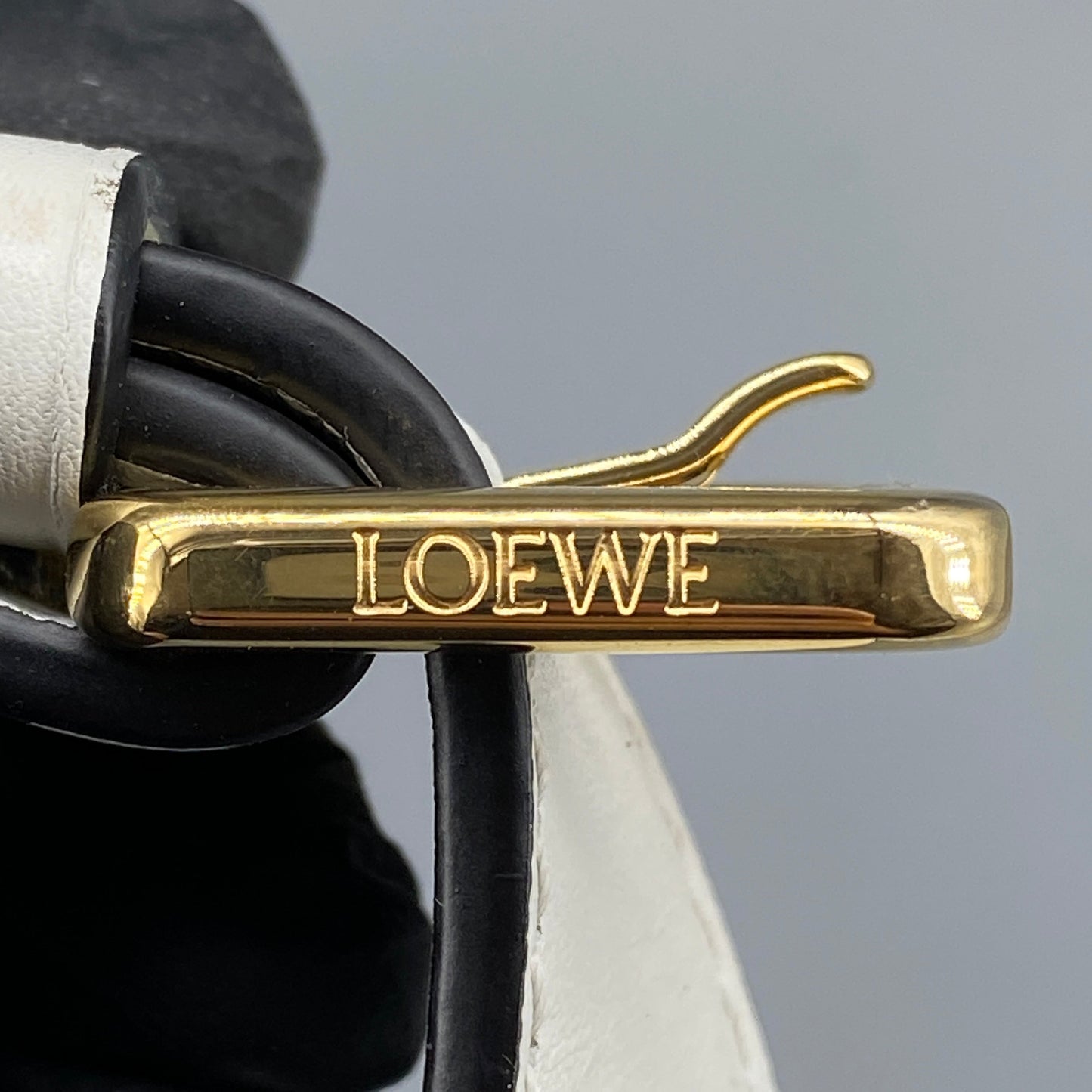 Loewe Gate Mini White Smooth Calfskin Belt Bag