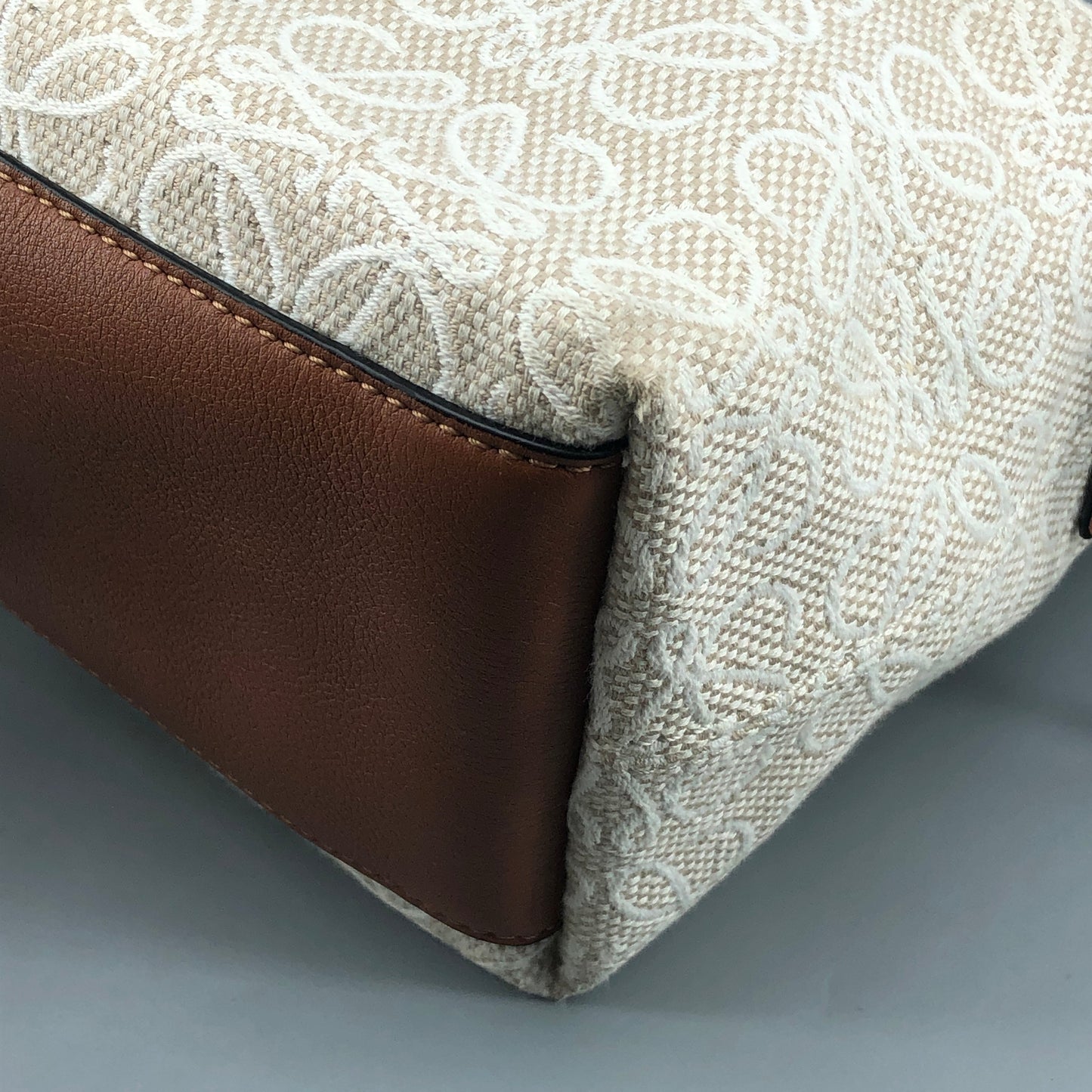 Loewe Anagram Jacquard Cbi Bag Beige/Caramel