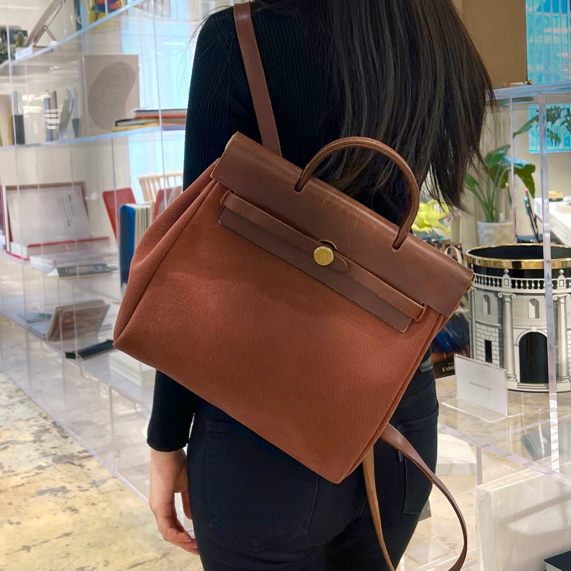 Hermès Herbag Backpack - Rovelle Bags
