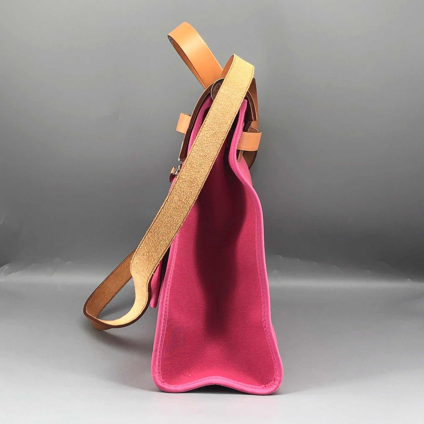 Hermes 2011 Pink Canvas Herbag 31 Shoulder Bag
