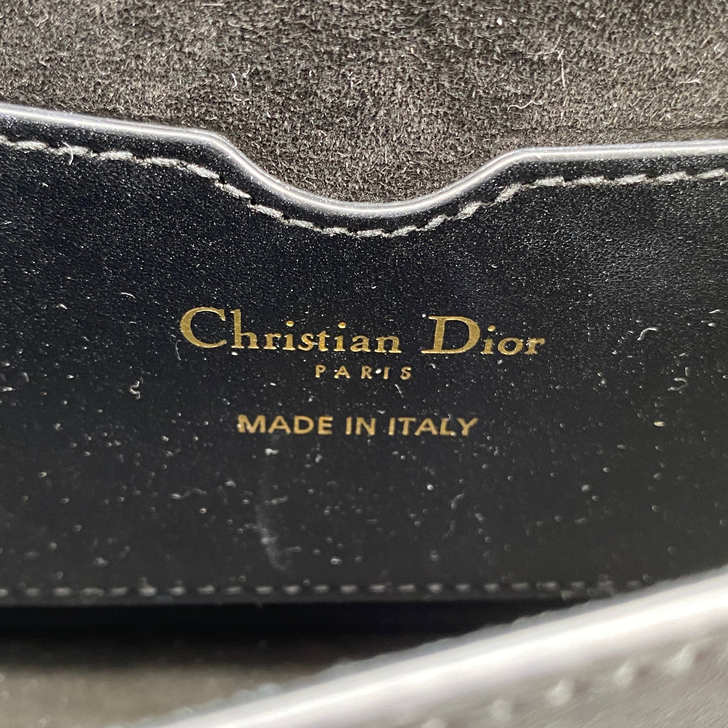 Christian Dior Bobby East-West Smooth Black Calfskin Shoulder Bag