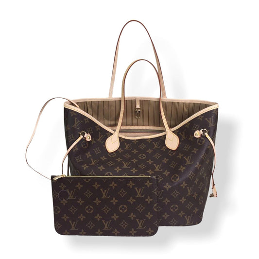 Louis Vuitton Neverfull Monogram Canvas Handbag