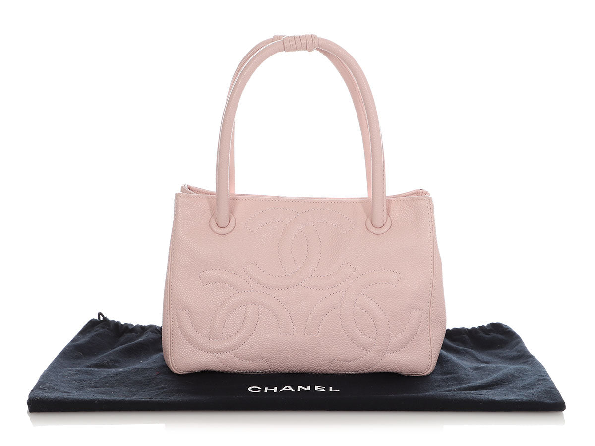 Chanel Small Pink Caviar Handbag