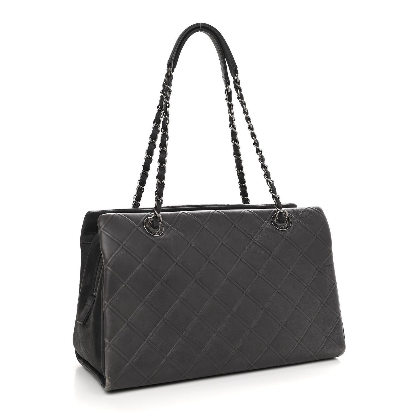 Chanel CC DIAMOND QUILTED Tote Bag - Rovelle Bags