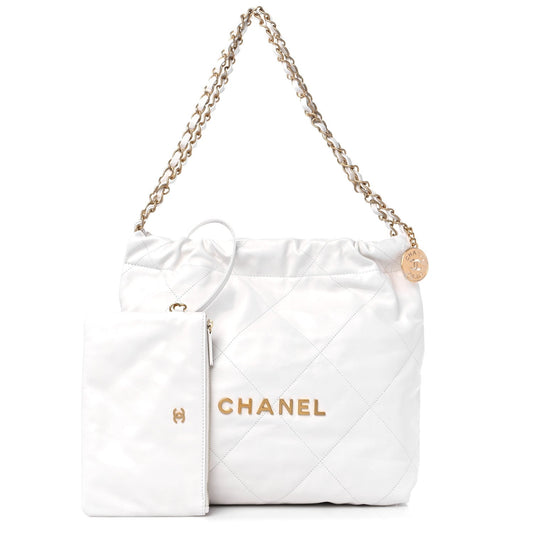 Chanel CALFSKIN QUILTED 22 Hobo Bag - Rovelle Bags