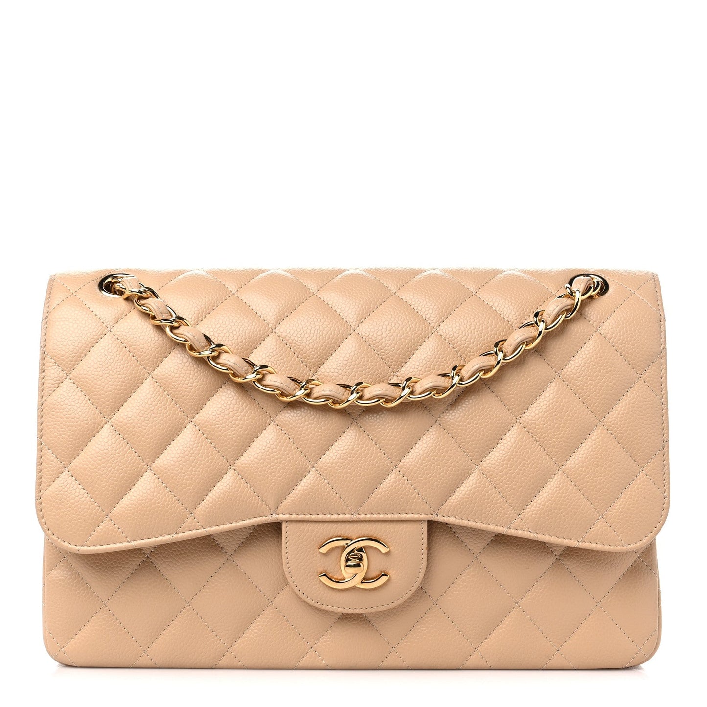 Chanel CAVIAR QUILTED JUMBO Shoulder Bag - Rovelle Bags