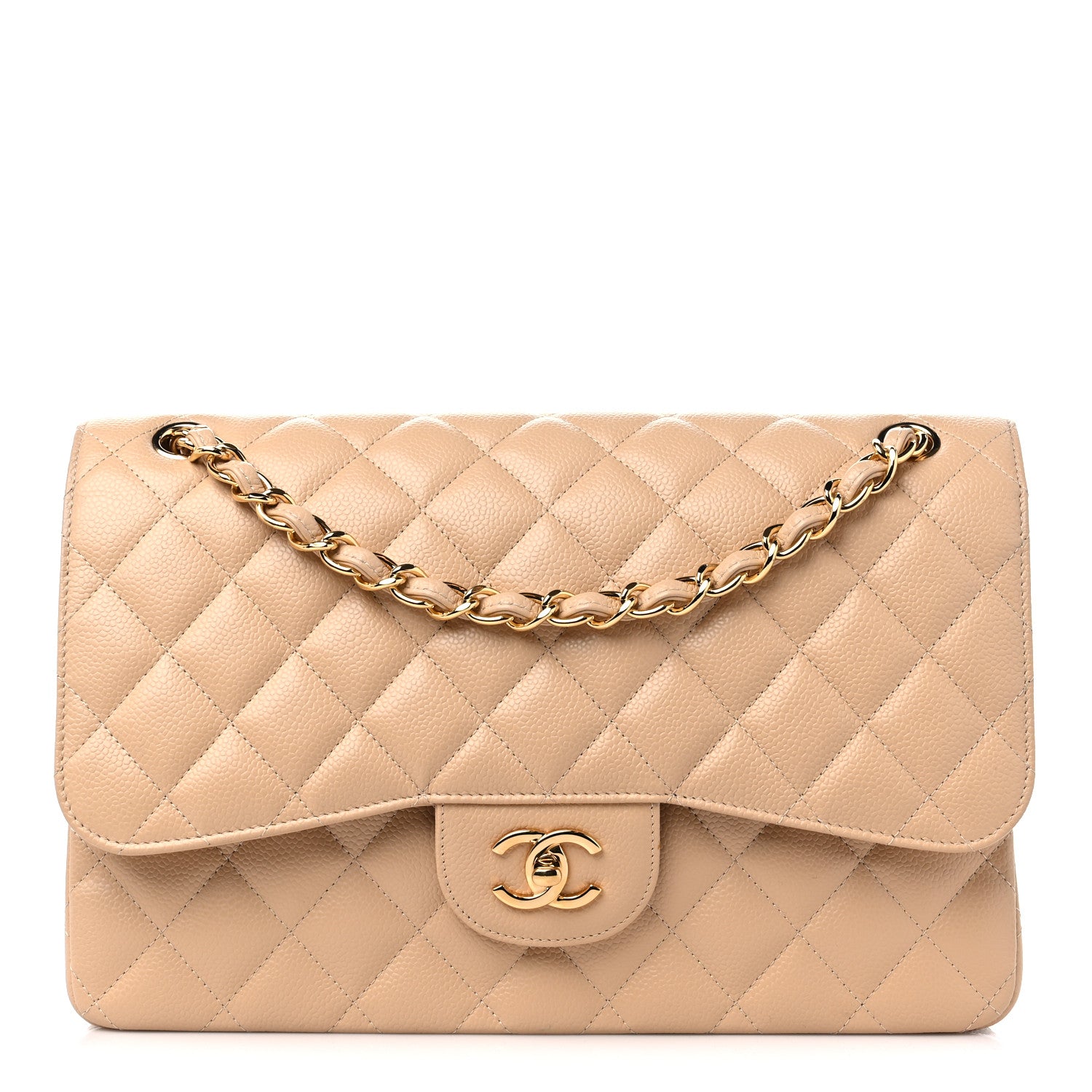 Chanel CAVIAR QUILTED JUMBO Shoulder Bag - Rovelle Bags