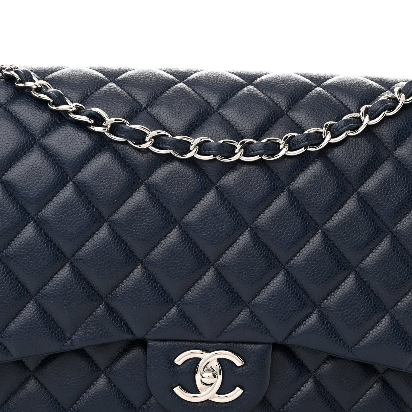 Chanel CAVIAR QUILTED MAXI Flap Bag - Rovelle Bags