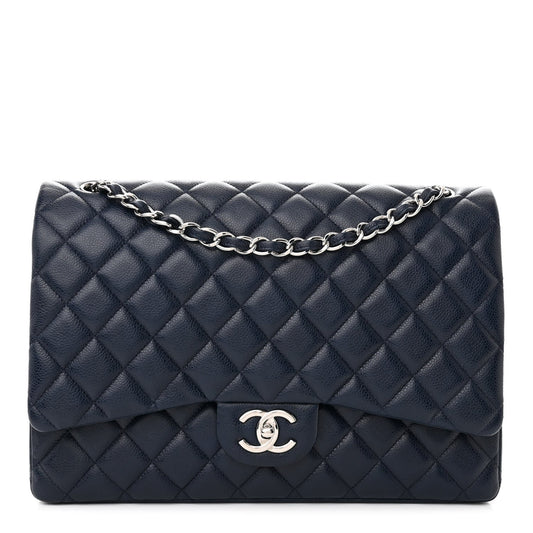 Chanel CAVIAR QUILTED MAXI Flap Bag - Rovelle Bags