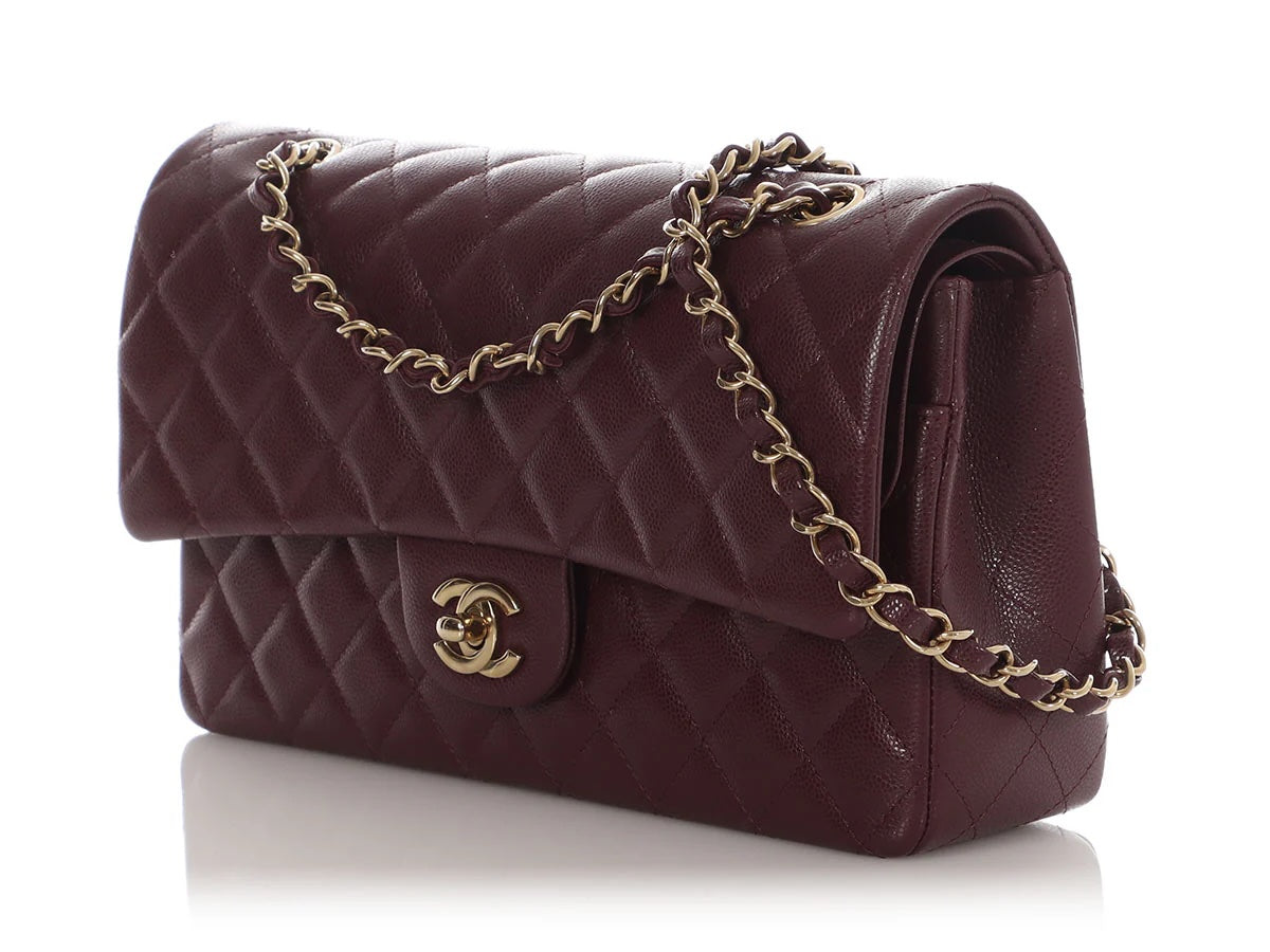 Chanel CAVIAR QUILTED DOUBLE Flap Bag - Rovelle Bags