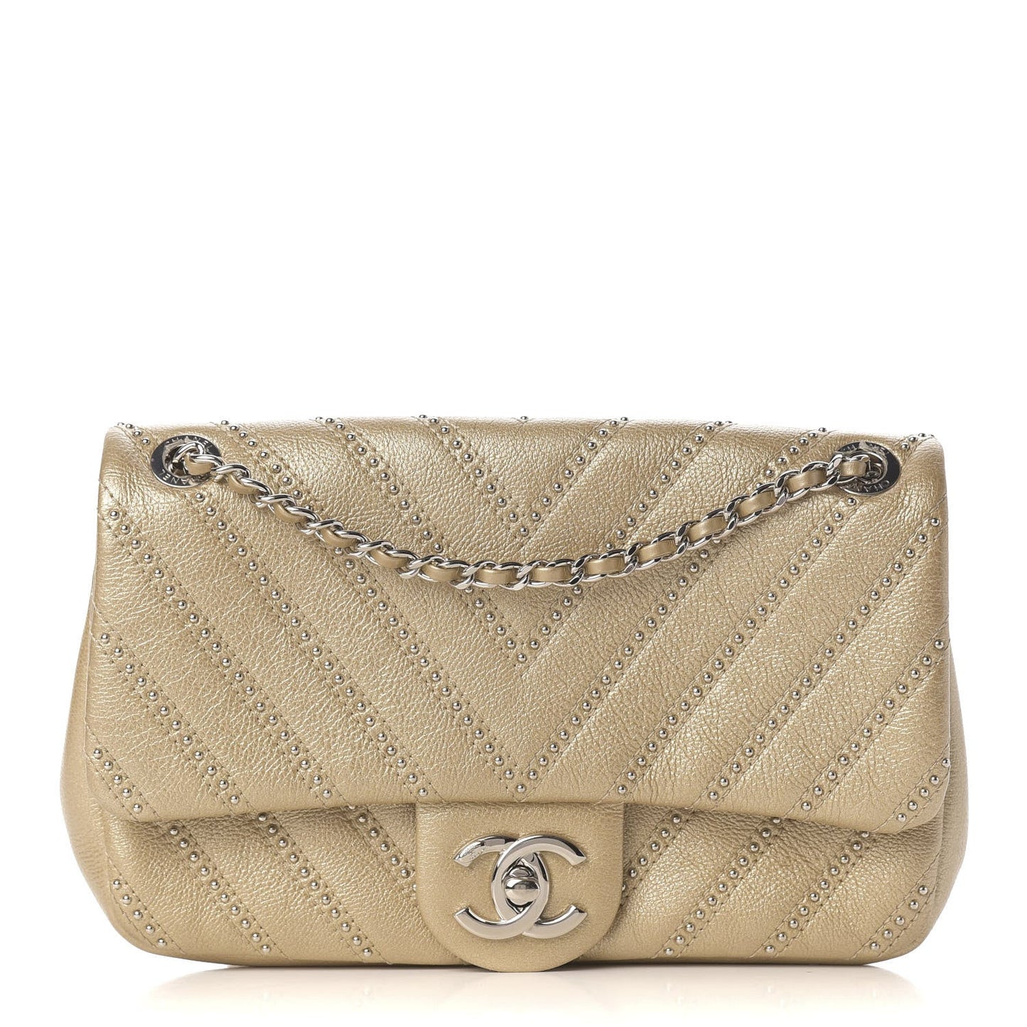 Chanel CHEVRON QUILTED CALFSKIN Shoulder Bag - Rovelle Bags