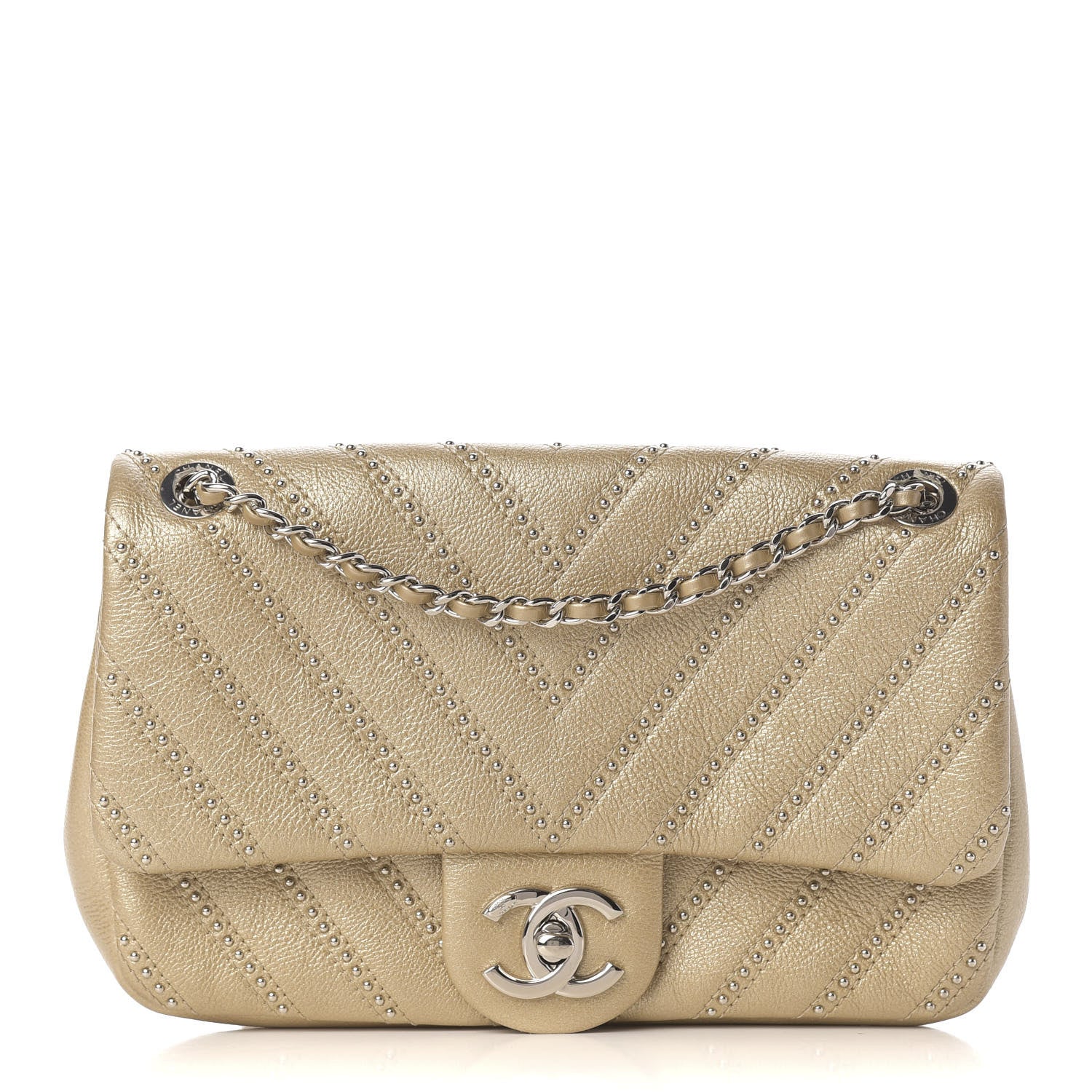 Chanel CHEVRON QUILTED CALFSKIN Shoulder Bag - Rovelle Bags