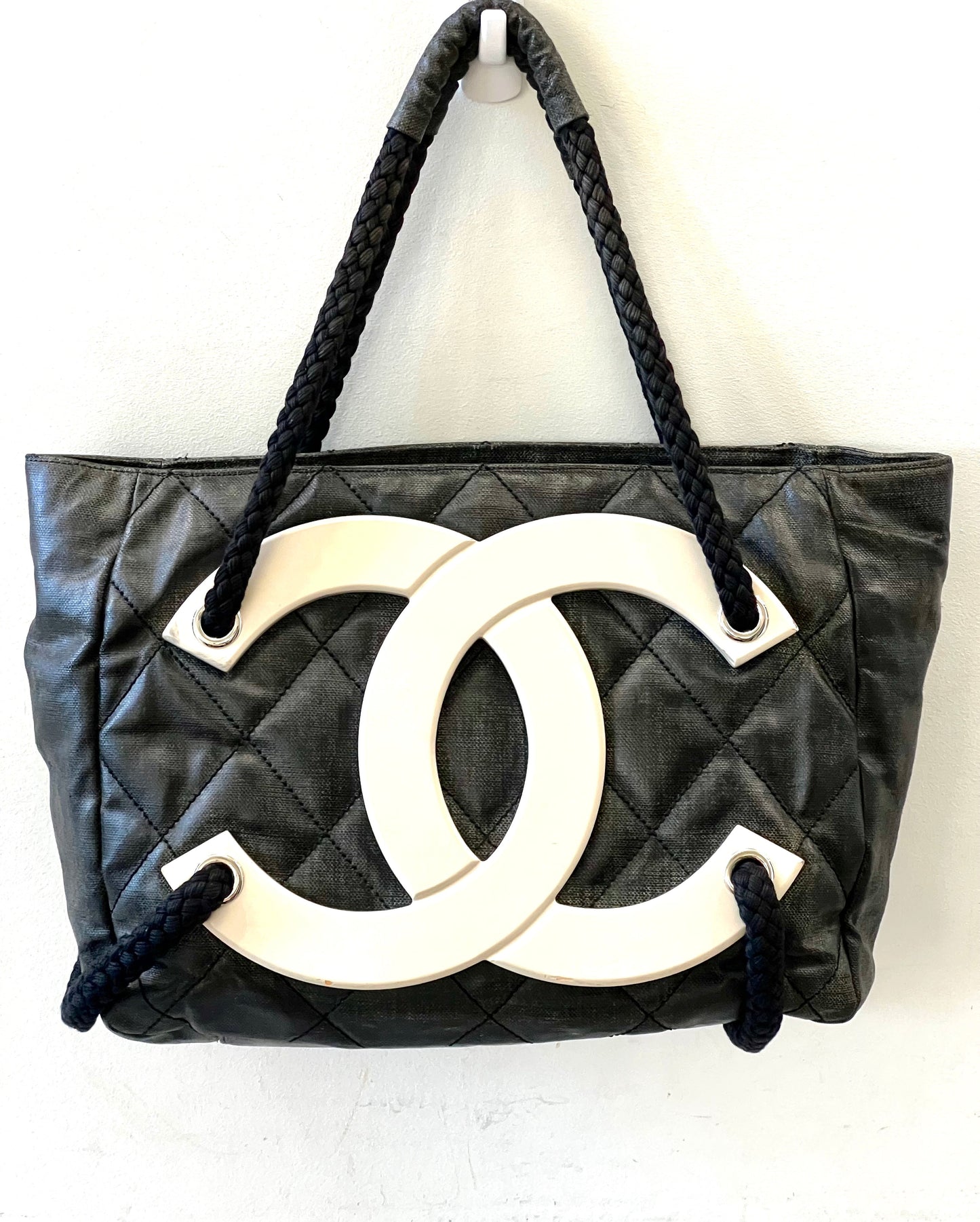 Chanel COATET CANVAS CC Tote Bag - Rovelle Bags