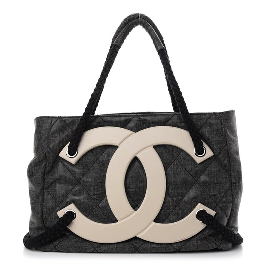 Chanel COATET CANVAS CC Tote Bag - Rovelle Bags