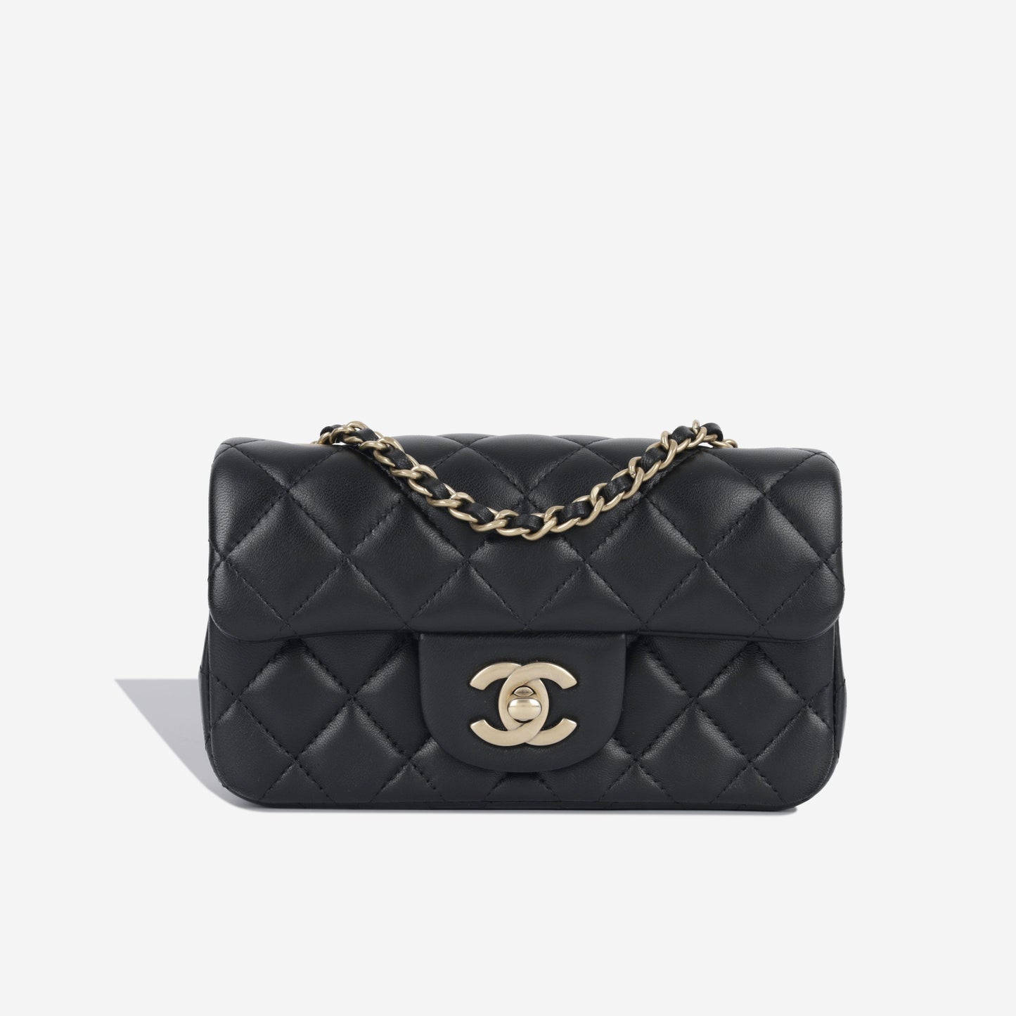 Chanel Classic Flap Lambskin Black Shoulder Bag Style 24