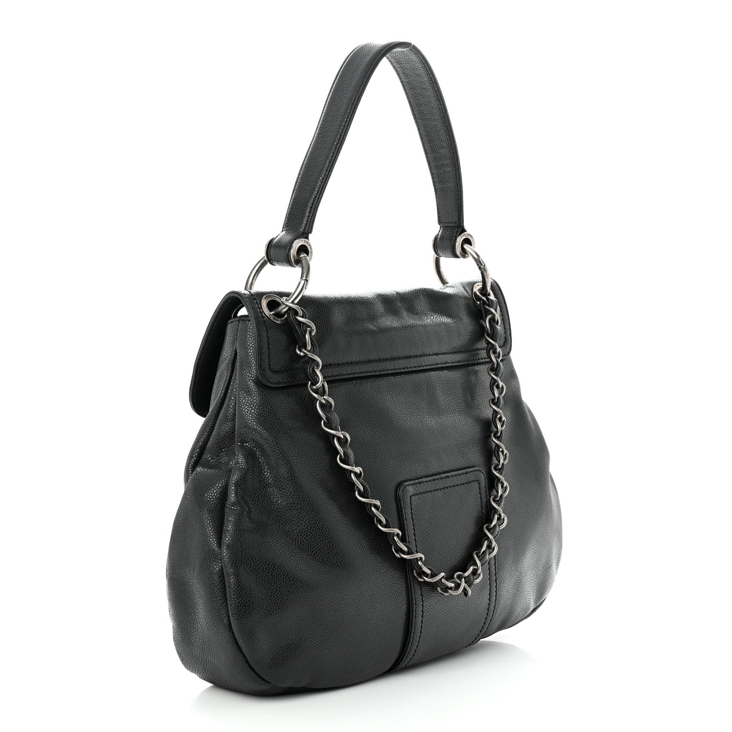 Chanel GLAZED CAVIAR COCO Flap Bag - Rovelle Bags