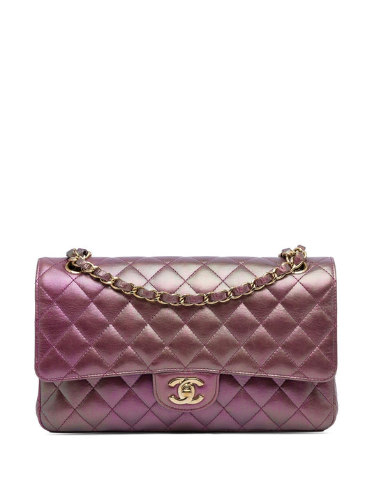 Chanel IRIDESCENT QUILTED LAMBSKIN Flap Bag - Rovelle Bags
